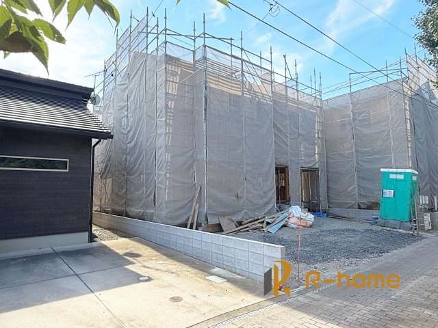 古河市宮前町第10　新築戸建て　2号棟の外観|2026年12月完成予定！近隣の同仕様完成物件をご見学いただけます♪