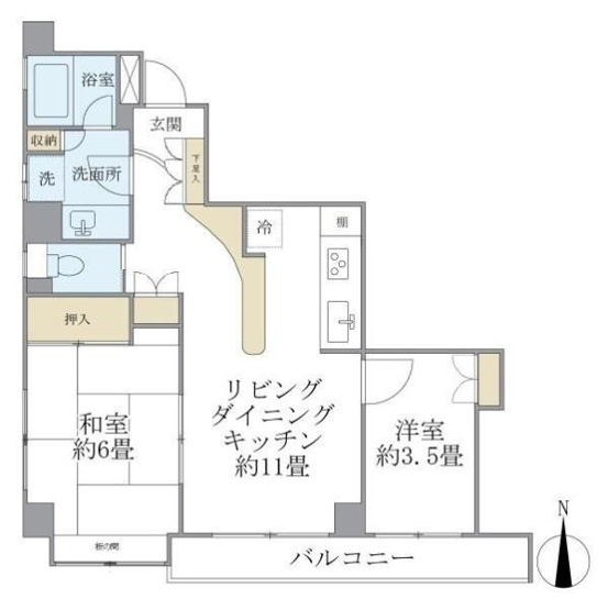 【間取り】 | グリーンハイム平成 | 間取り