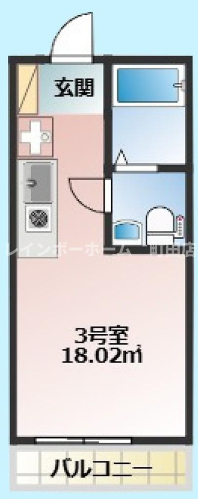 BACE上和田※初期費用分割後払いサービス利用可能物件の間取り