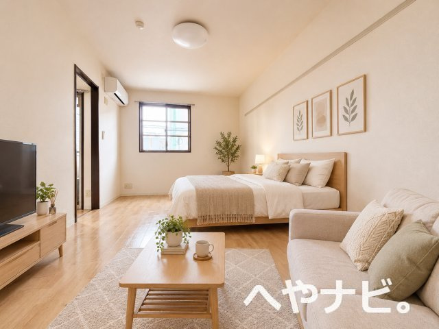 【居間・リビング】 | スワローハイム岩塚 | 家具等はAI加工によるイメージ画像です。