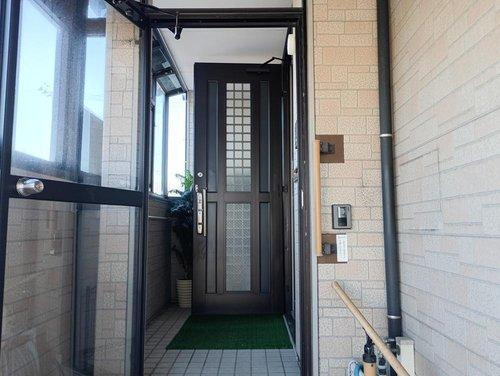 東区大山２丁目　戸建　　の玄関|現地（2026年1月）撮影