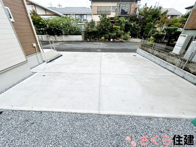 宇都宮市竹林町163番　A号棟の駐車場