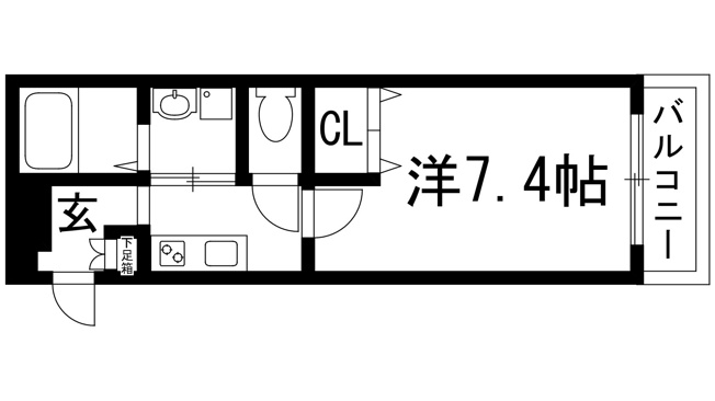 【間取り】 | ガゼルノア宝塚清荒神