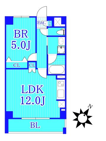 リトスメラン永田の間取り|使いやすい間取りです！