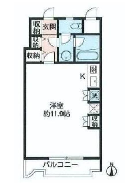 モアシティ浅草の間取り
