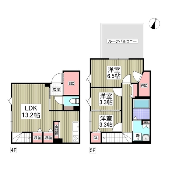 【間取り】 | ルネコート西新宿五丁目Ⅲ