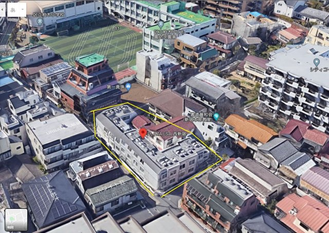 新宿区北新宿２丁目の賃貸マンションの展望|日当たり良好　