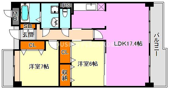 ベルフィオーレの間取り