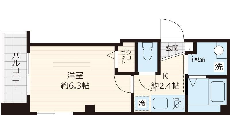 ウナパーク南池袋の間取り|間取りです。