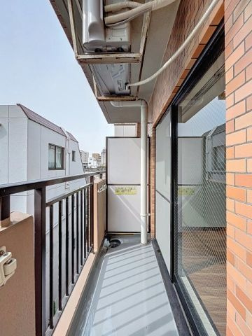 墨田区石原１丁目の賃貸マンションのバルコニー
