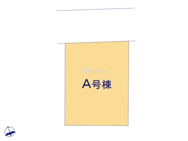 守谷市御所ケ丘2丁目　新築戸建　A号棟の区画図