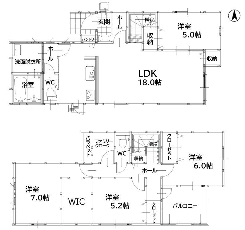 飯塚市西町3期の間取り