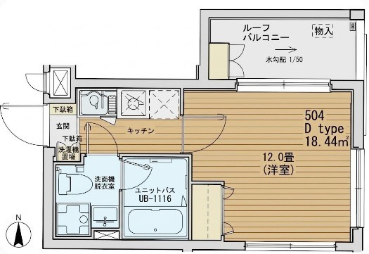 グランアセット自由が丘の間取り