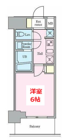 【間取り】 | リビオメゾン大森WESＴ | お部屋の間取りです。