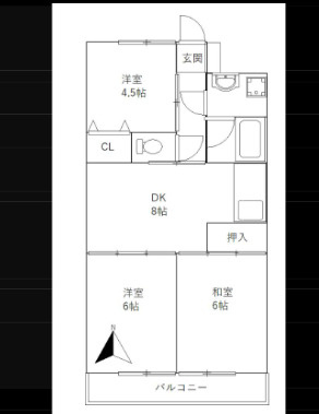 【間取り】 | フレグランス松飛台