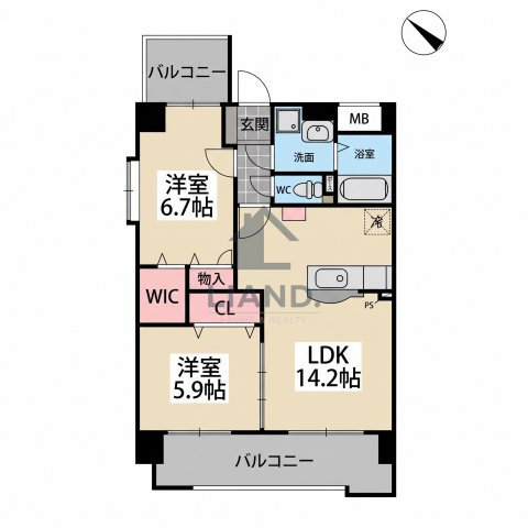 Bonheur　Casa　玉川小学校区の間取り|Bonheur　Casa