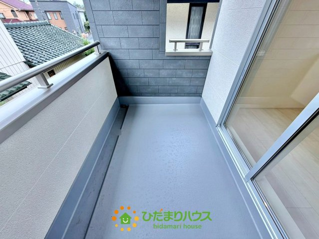 蓮田市緑町　新築一戸建て　リーブルガーデンのバルコニー