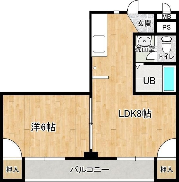 セントラルハイツの間取り