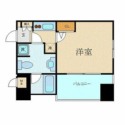 プレール・ドゥーク銀座EASTⅢの間取り
