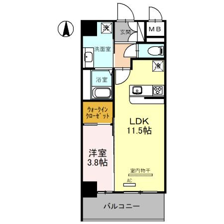 グランコート茨木永代町の間取り
