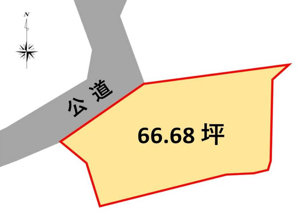 売地　高崎市浜川町の区画図
