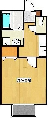 クロノス21御領Bの間取り
