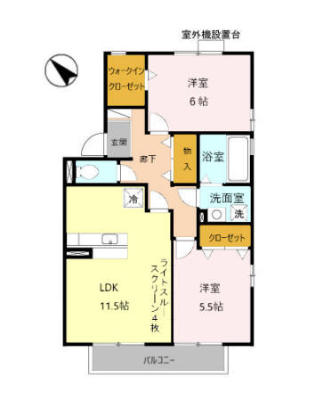 【間取り】 | リビングタウンC棟