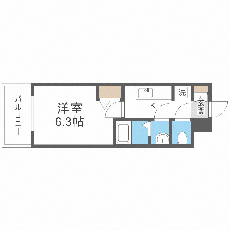 スプランディッドVの間取り