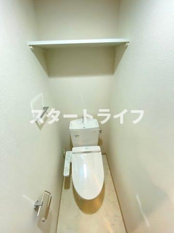 大阪市淀川区木川西３丁目の賃貸マンションのトイレ