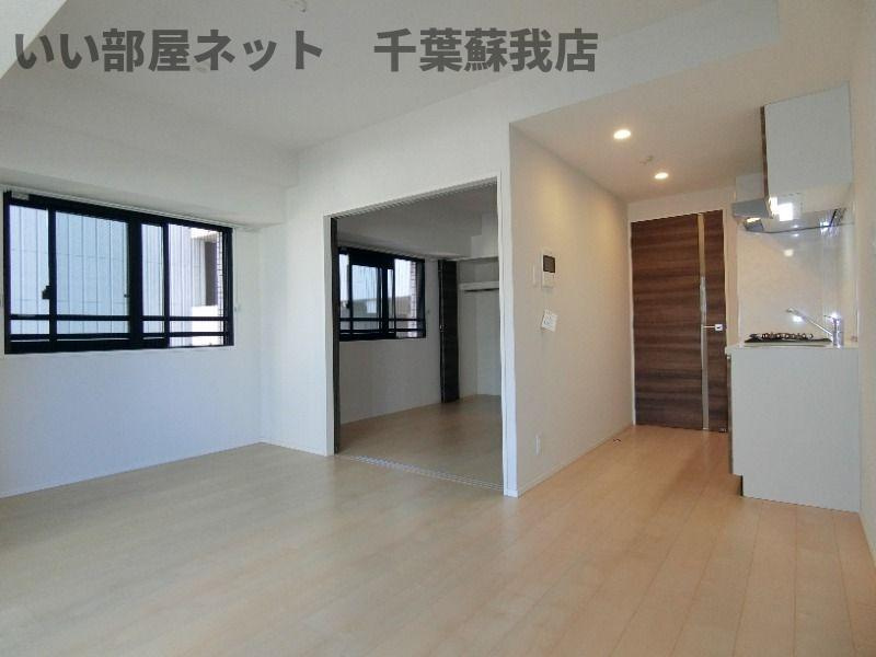 千葉中央・大庄マンションの居間・リビング|ゆったりとしたリビングです