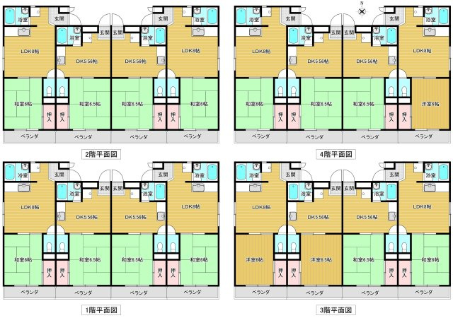　☆　青山ハイツ　☆の間取り