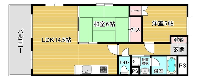 リファレンス箱崎　東箱崎小学校区の間取り
