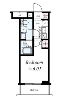 【間取り】 | PREMIUM CUBE 中野新橋 | 間取りです。