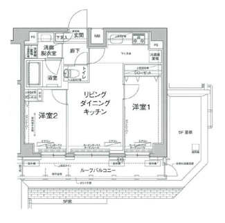 【間取り】 | アイルプレミアム江古田 | 間取りです。