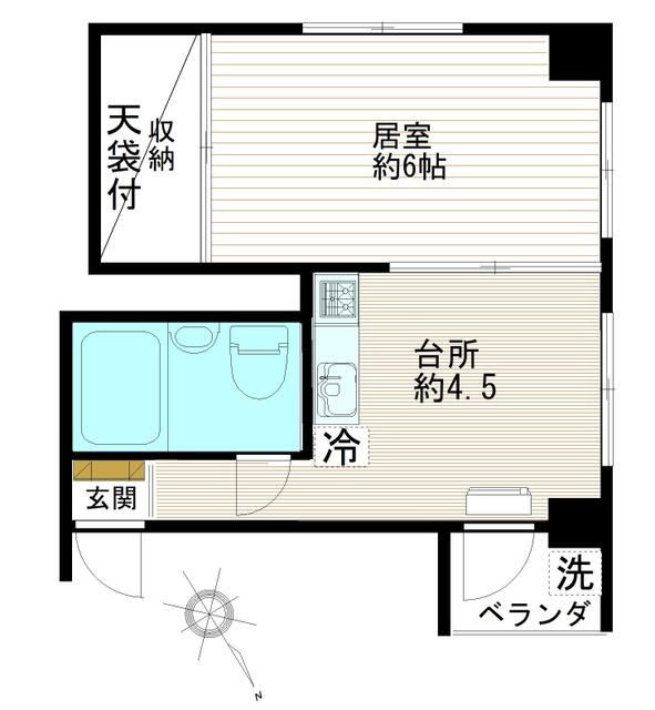 板橋パークサイドビルの間取り