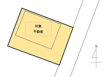 府中町清水ケ丘の土地図