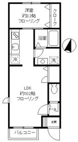 ベルル八雲の間取り