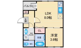 【間取り】 | Apelila名城北 | 略図の為、現状優先