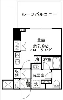 【間取り】 | パークリュクス清澄白河 | 間取りです。