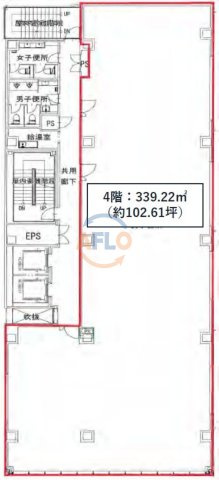 瓦町スクエアビルの間取り|瓦町スクエアビル　間取り図