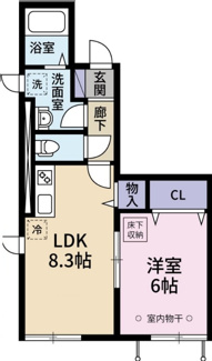 【間取り】 | ル・クラウド八雲  | 間取りです。