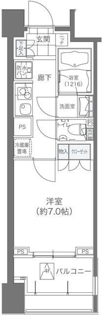 メゾンカルム本郷の間取り|間取りです。