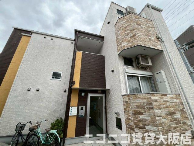池田市石橋４丁目のアパートの外観