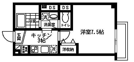 ソルビオス椎名町の間取り|間取りです。