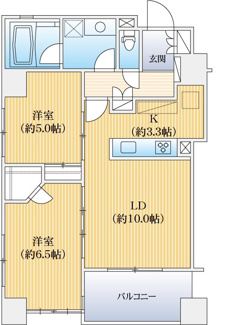 【間取り】 | ウィルローズ日本橋  | 間取りです。