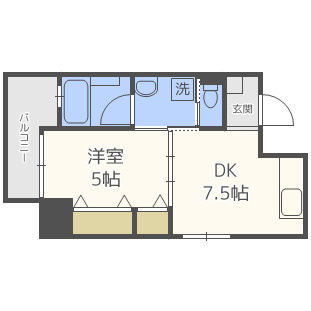 CITY SPIRE日本橋高津の間取り|CITY SPIRE日本橋高津（ヴェルデカーサ高津）　開放感ある間取り