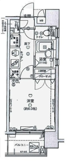 【間取り】 | VIDA日本橋EAST | 間取りです。