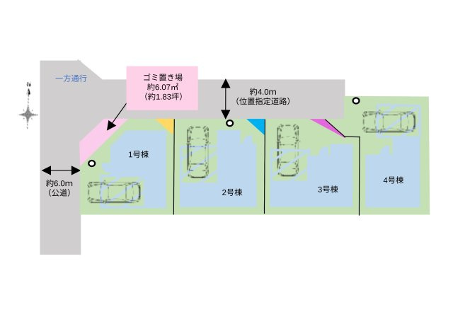 川口市上青木20期の区画図