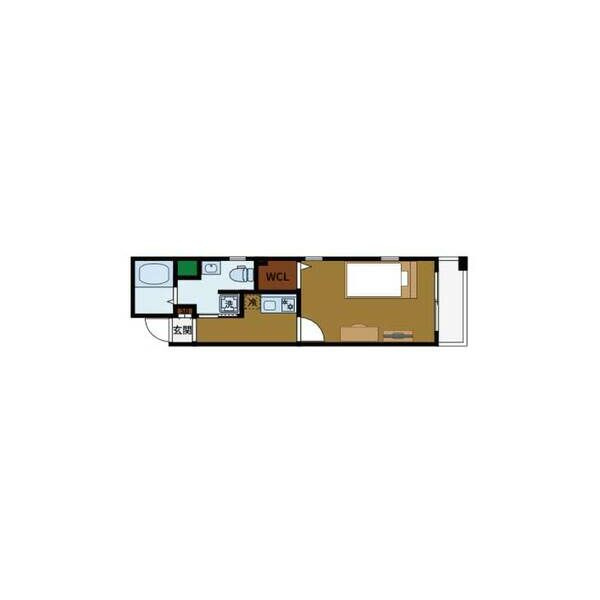 セレッソコートリバーサイドOSAKAの間取り