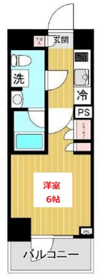 【間取り】 | ベルグレード川崎AZ | お部屋の間取りです。